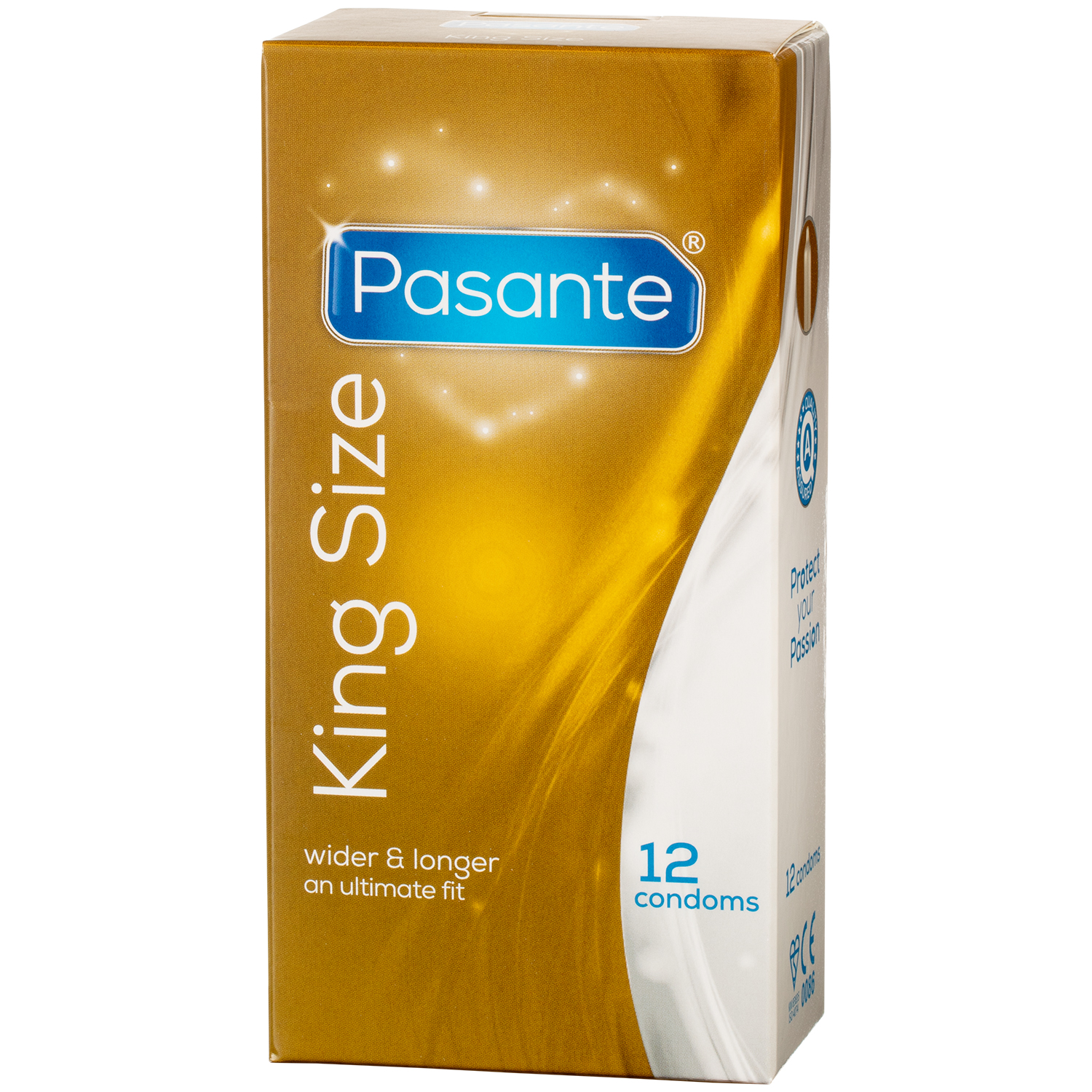 Pasante King Size XL Kondomer 12-pack   - Klar