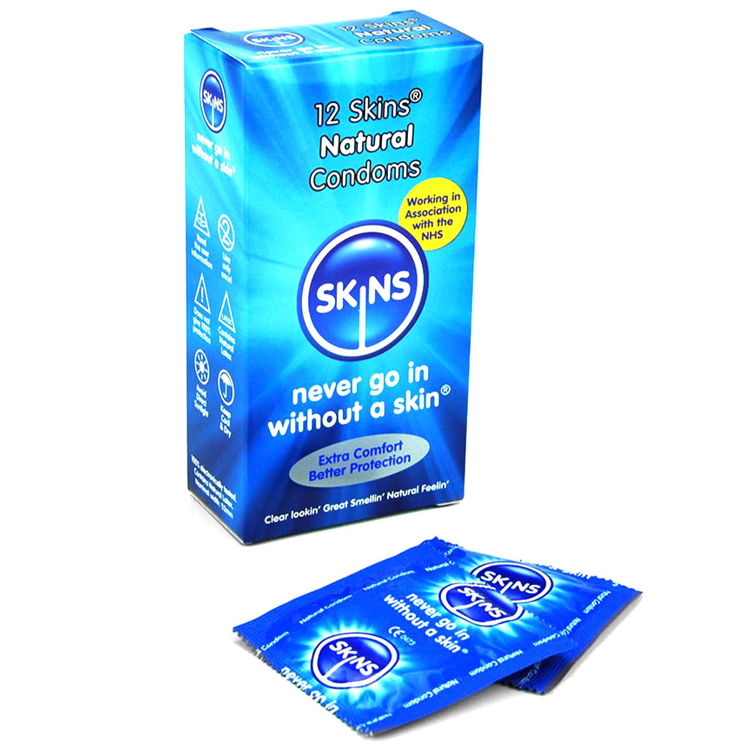 Skins Natural Kondomer 12-pack - Skins