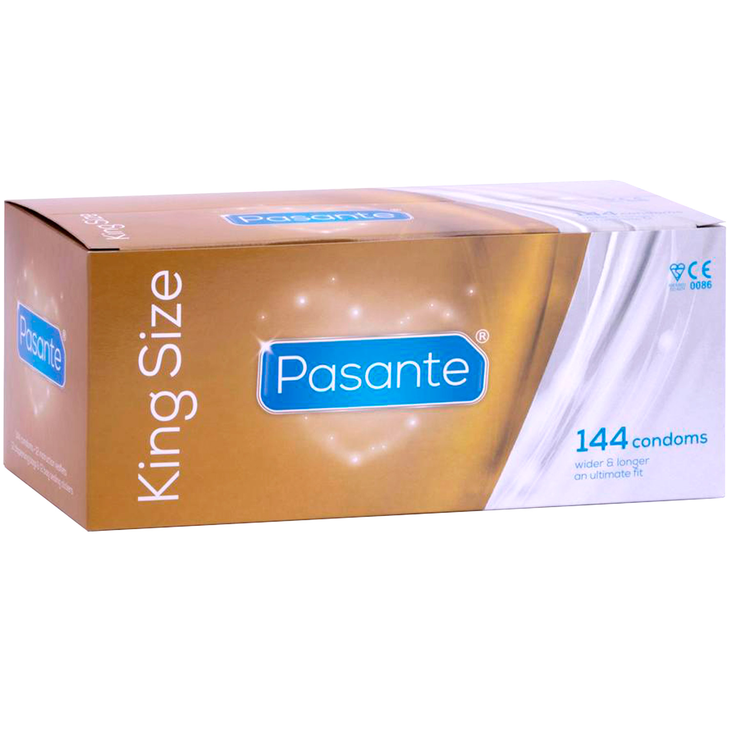 Pasante King Size XXL Kondomer 144-pack   - Klar