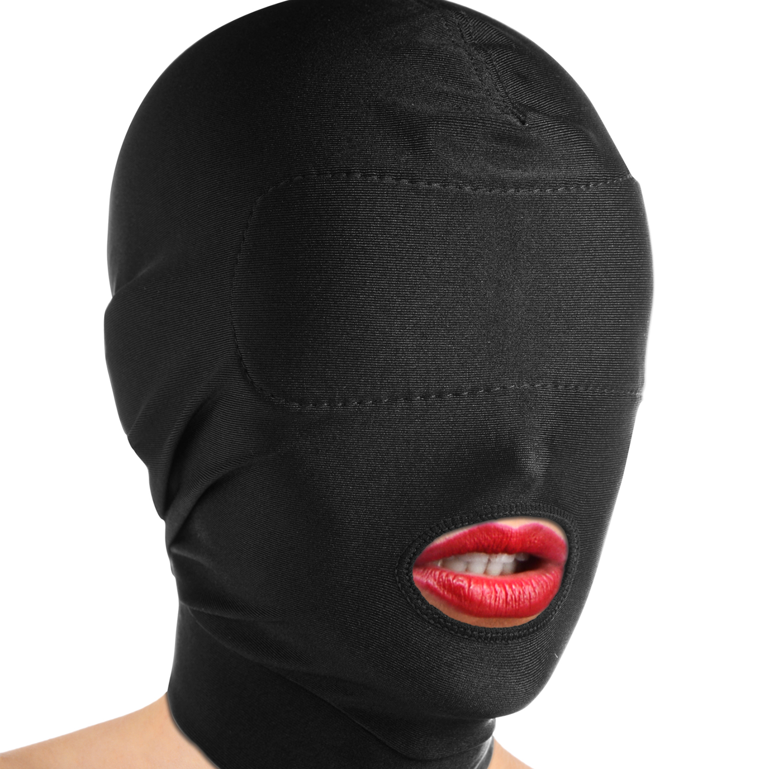 Master Series Disguise Open Mouth Mask med Ögonbindel - Master Series
