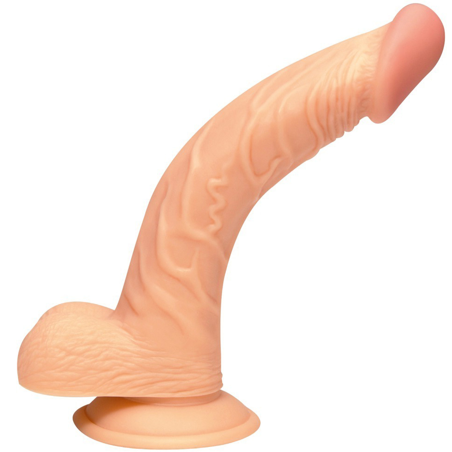NMC Curved Passion Realistisk Dildo      - Nude