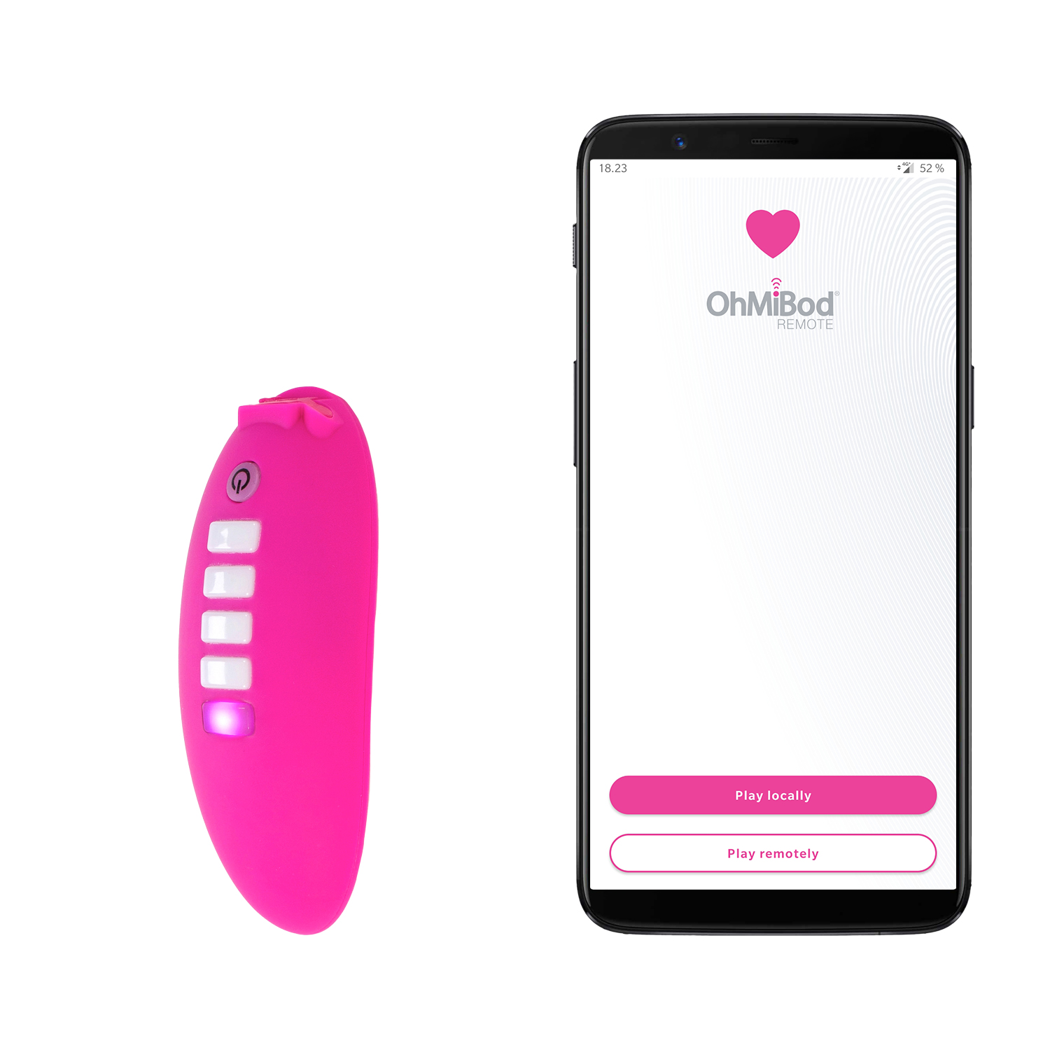 OhMiBod Lightshow Appstyrd Klitorisvibrator - OhMiBod