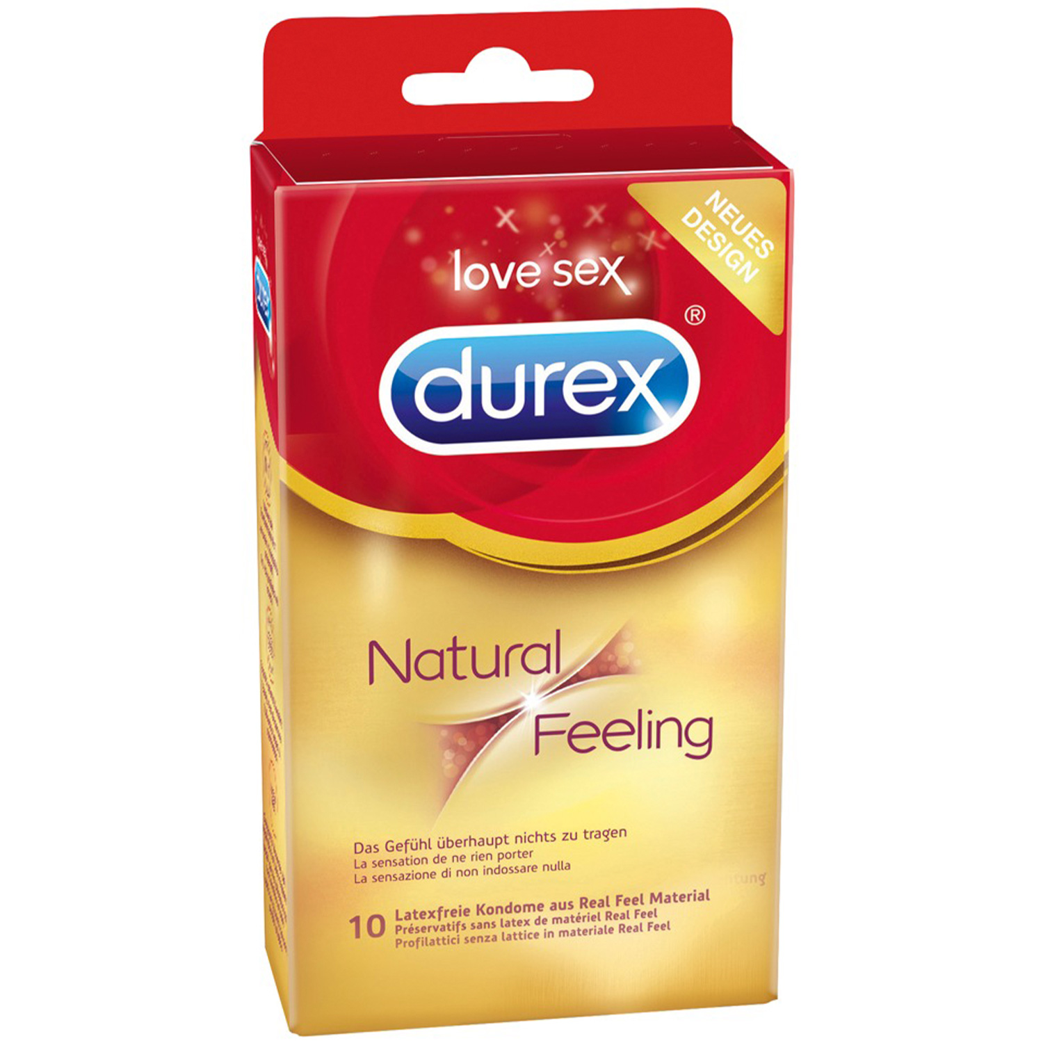 Durex Natural Feeling Latexfria Kondomer 10 st - Durex