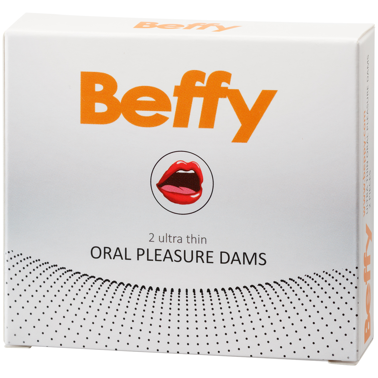 Beffy Oral Dams Slicklappar    - Vit