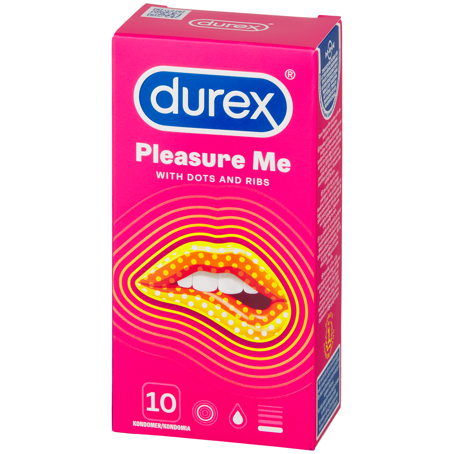 Durex Pleasure Me Kondomer 10 st   - Klar