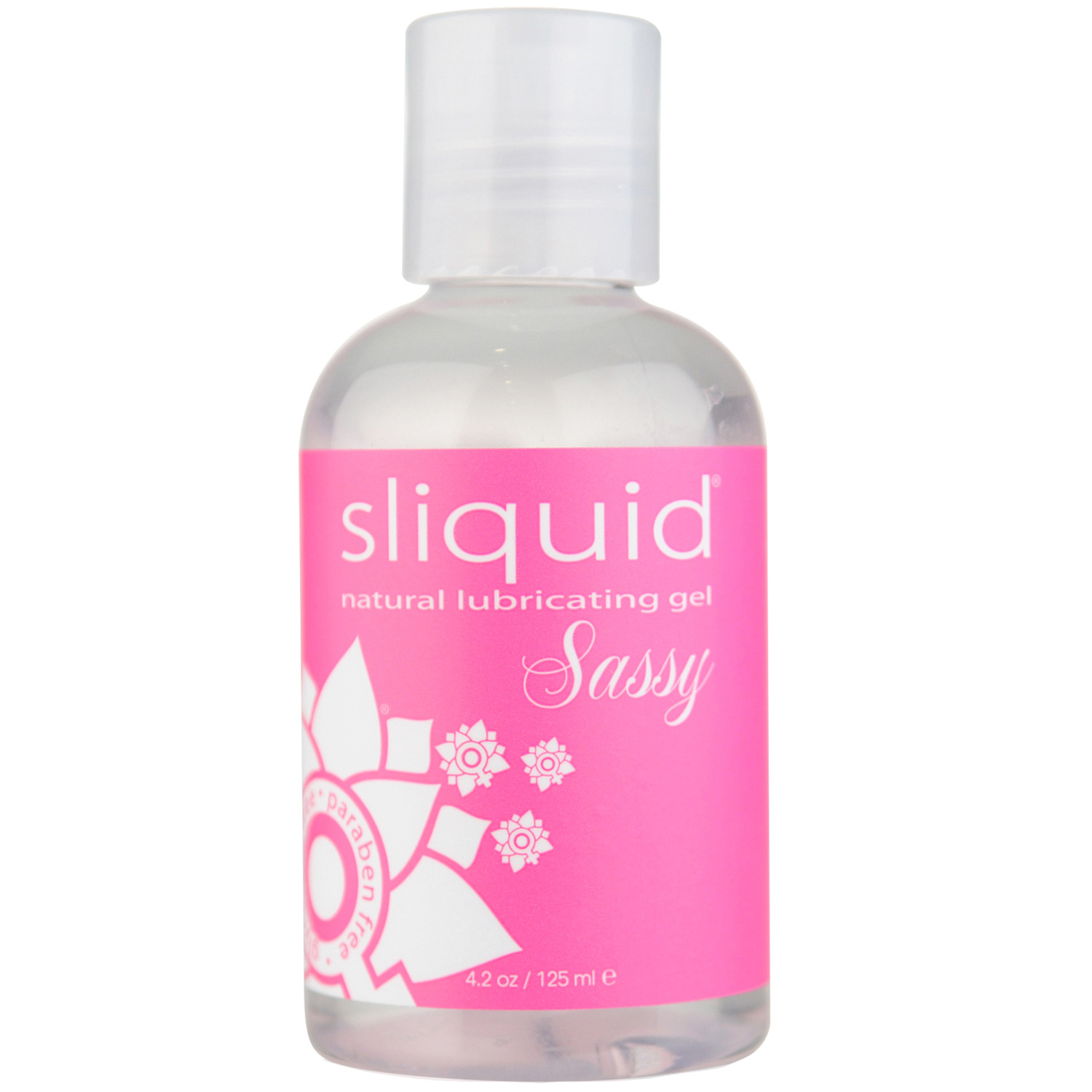 Sliquid Natural Sassy Analt Glidmedel 125 ml  - Klar