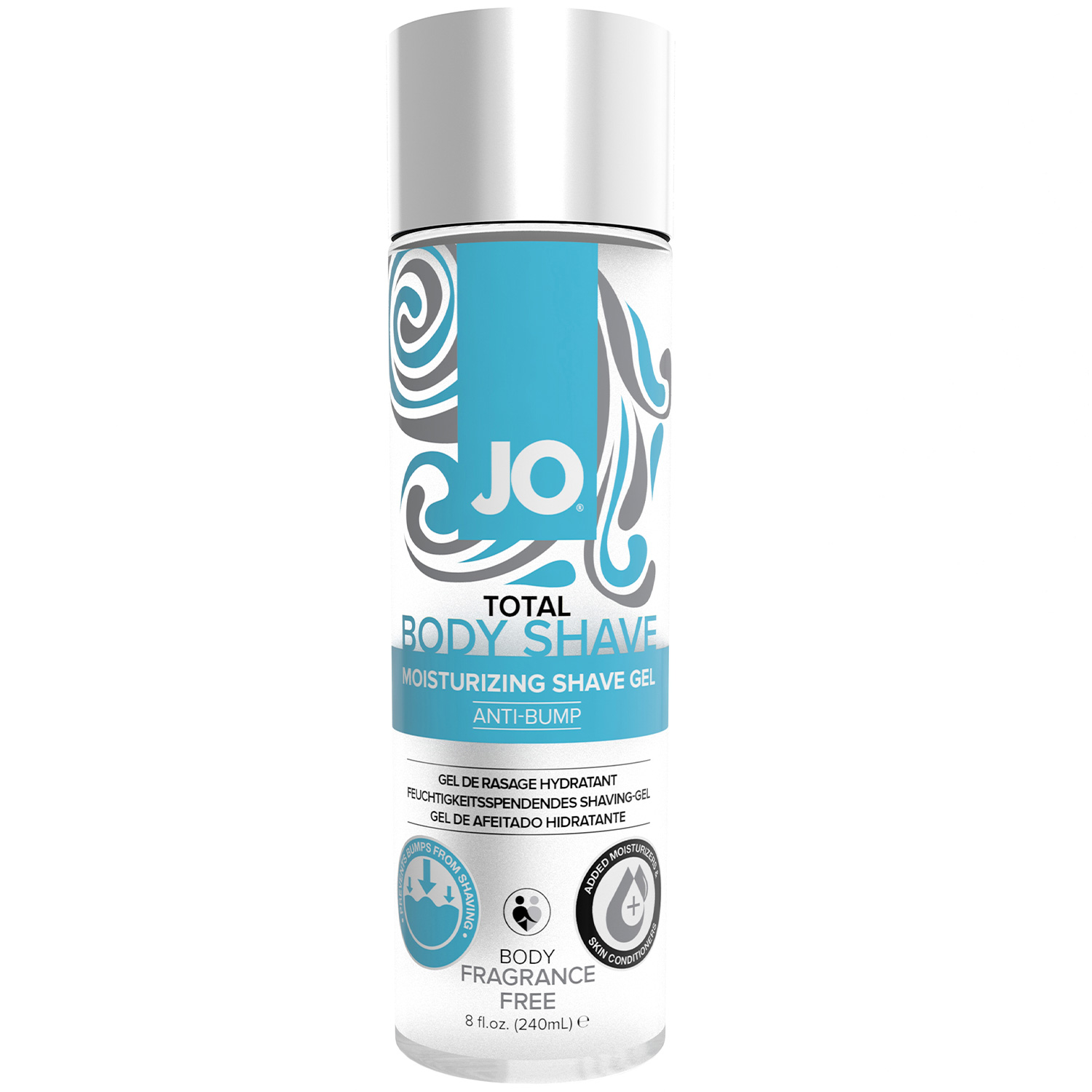 System JO Total Bodyshave Gel 240 ml   - Klar