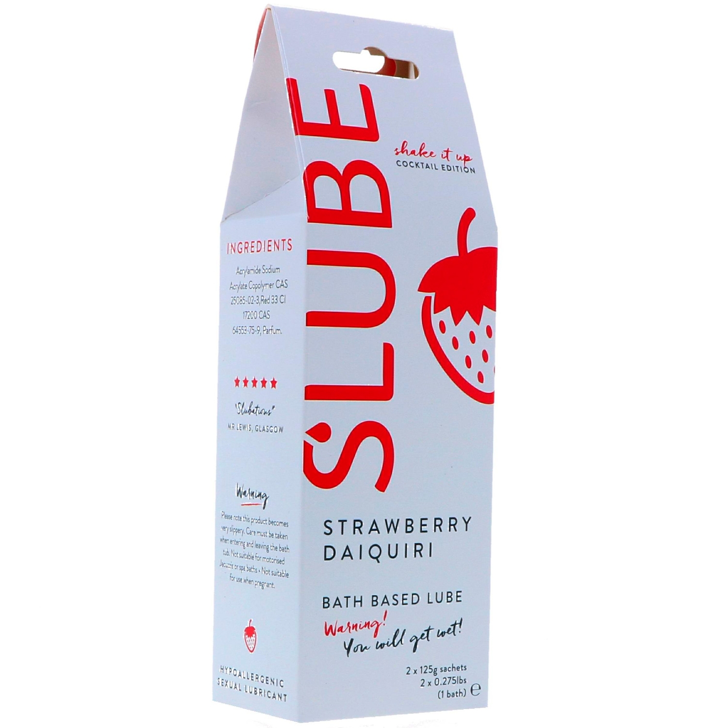 Slube Strawberry Daiquiri Vattenbaserat Badgel 250 g