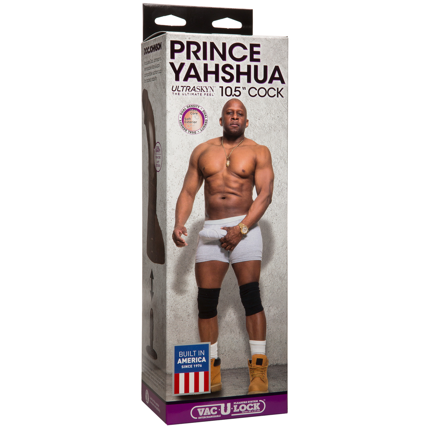 Doc Johnson Prince Yahshua Dildo 26 cm   - Brun