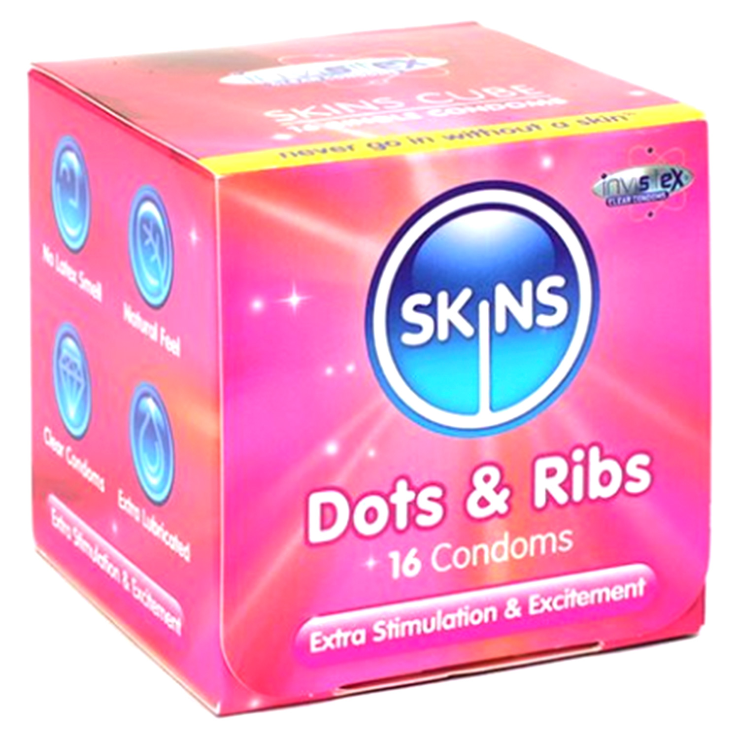Skins Dot & Rib Kondomer 16 st - Skins