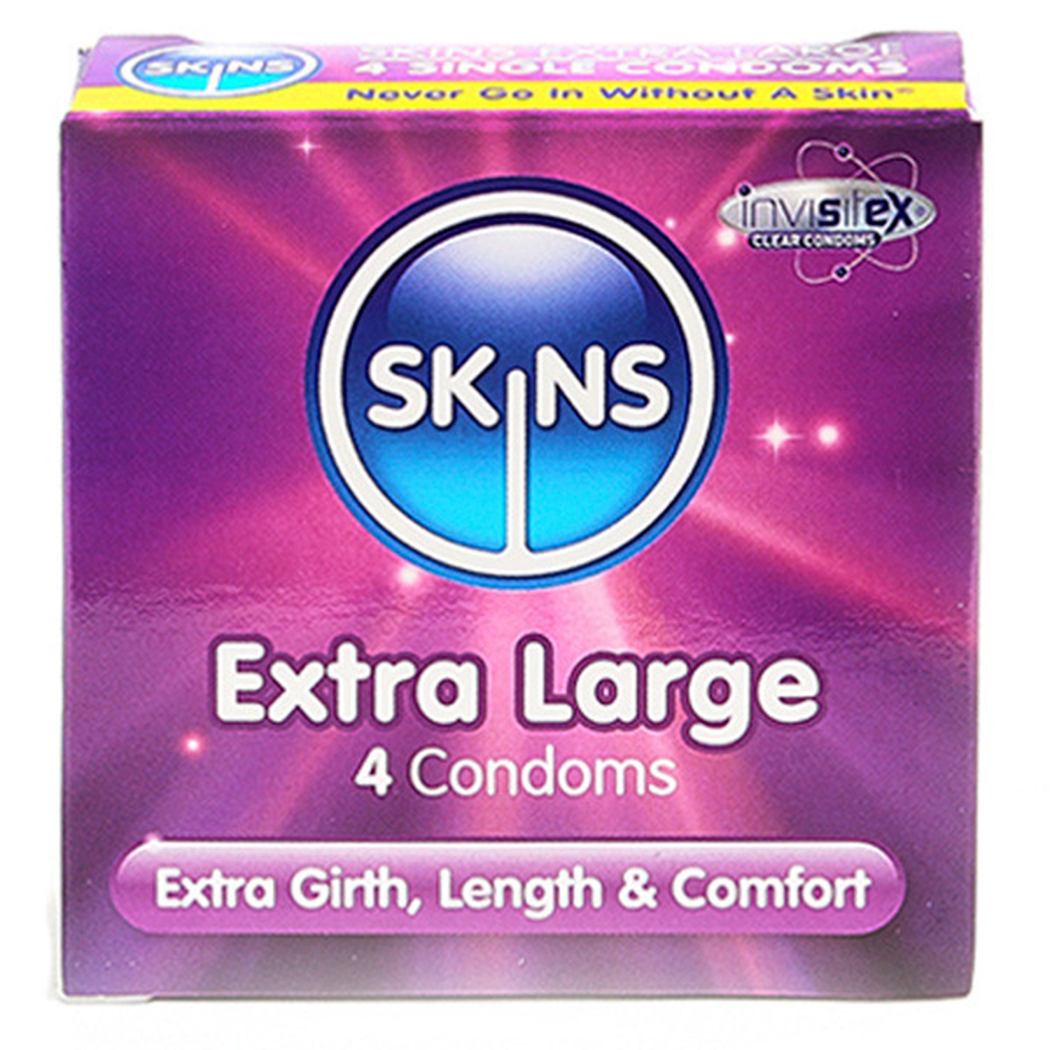Skins Extra Large Kondomer 4 st - Skins