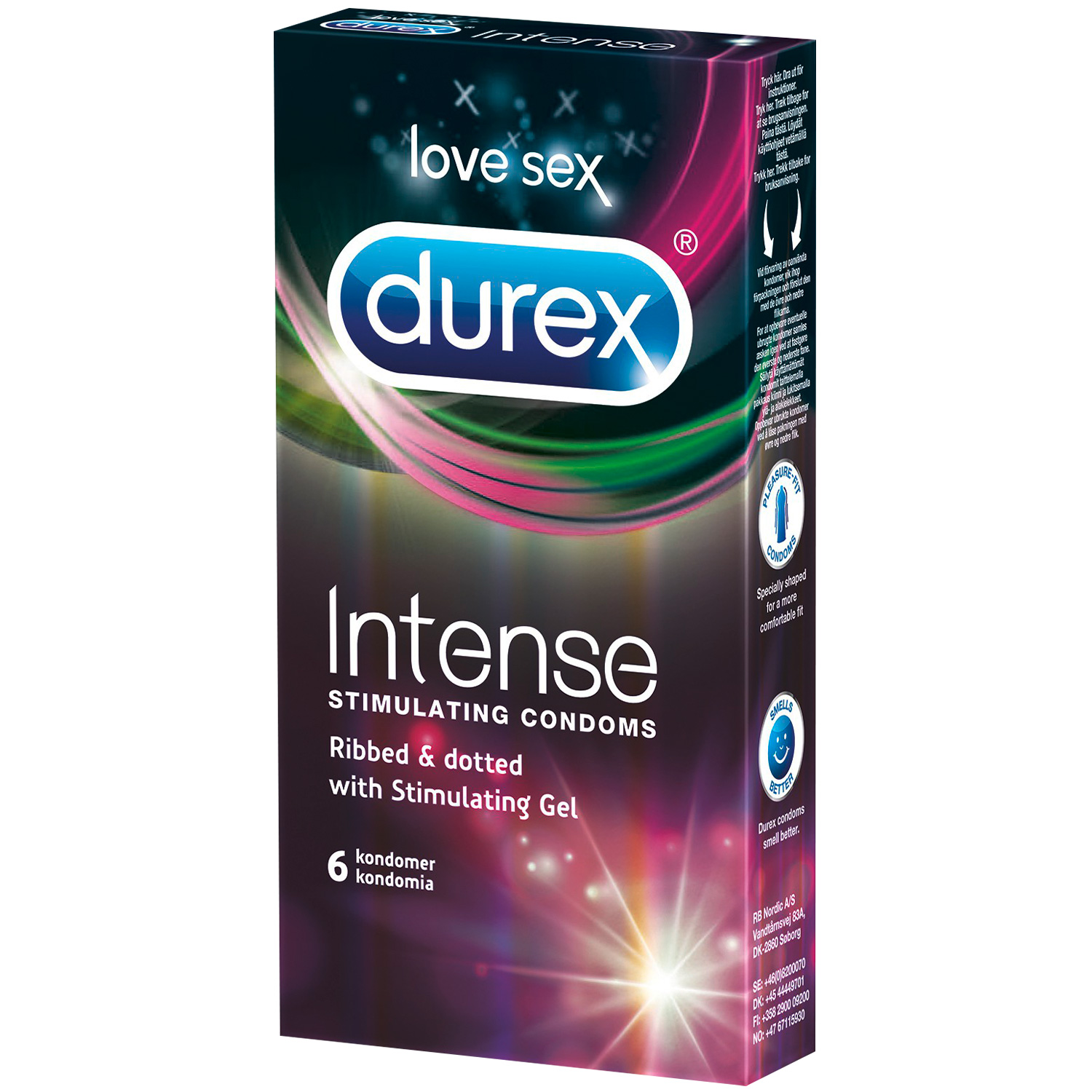 Durex Intense Kondomer 6 st - Durex