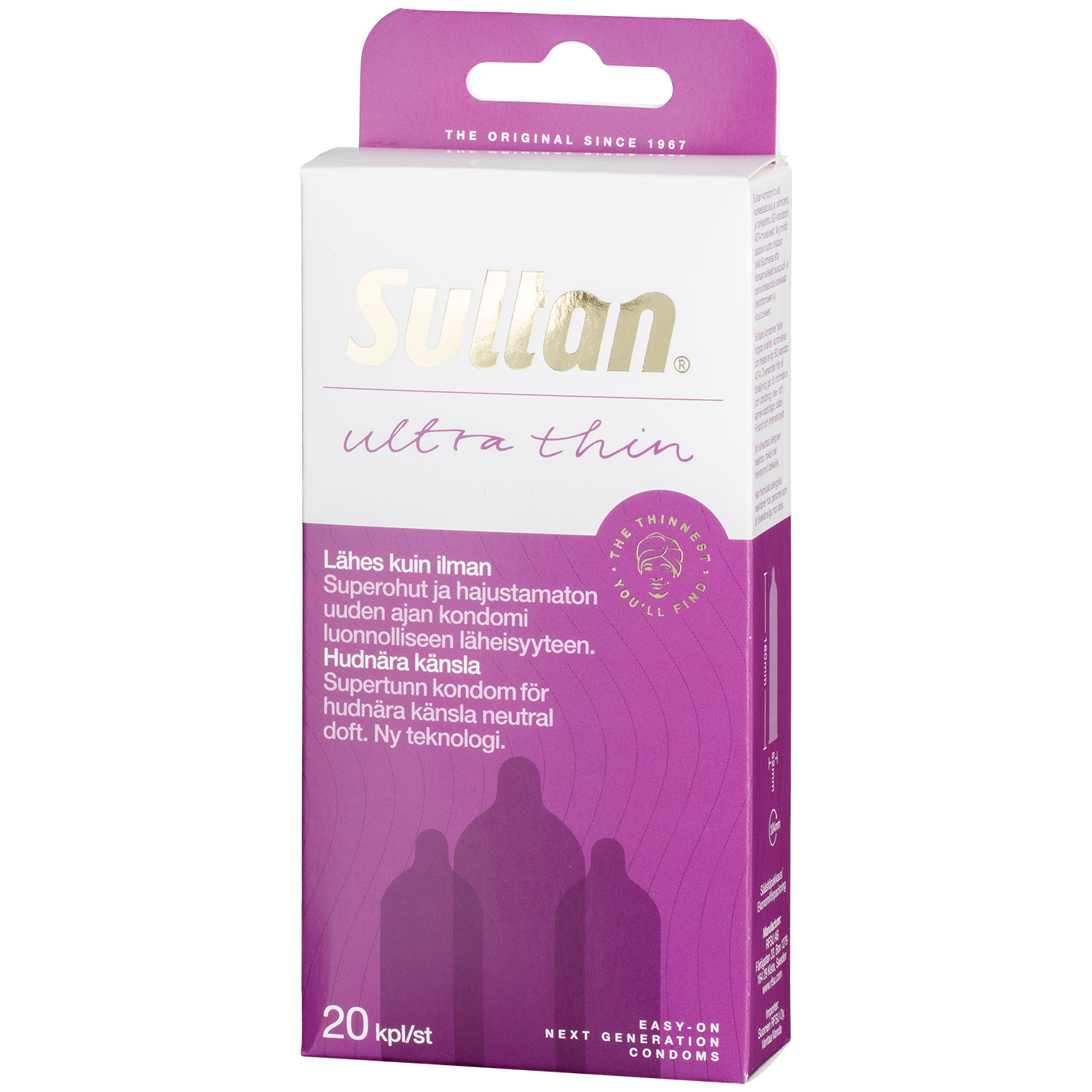 Sultan Supertunna Kondomer 20 st   - Klar