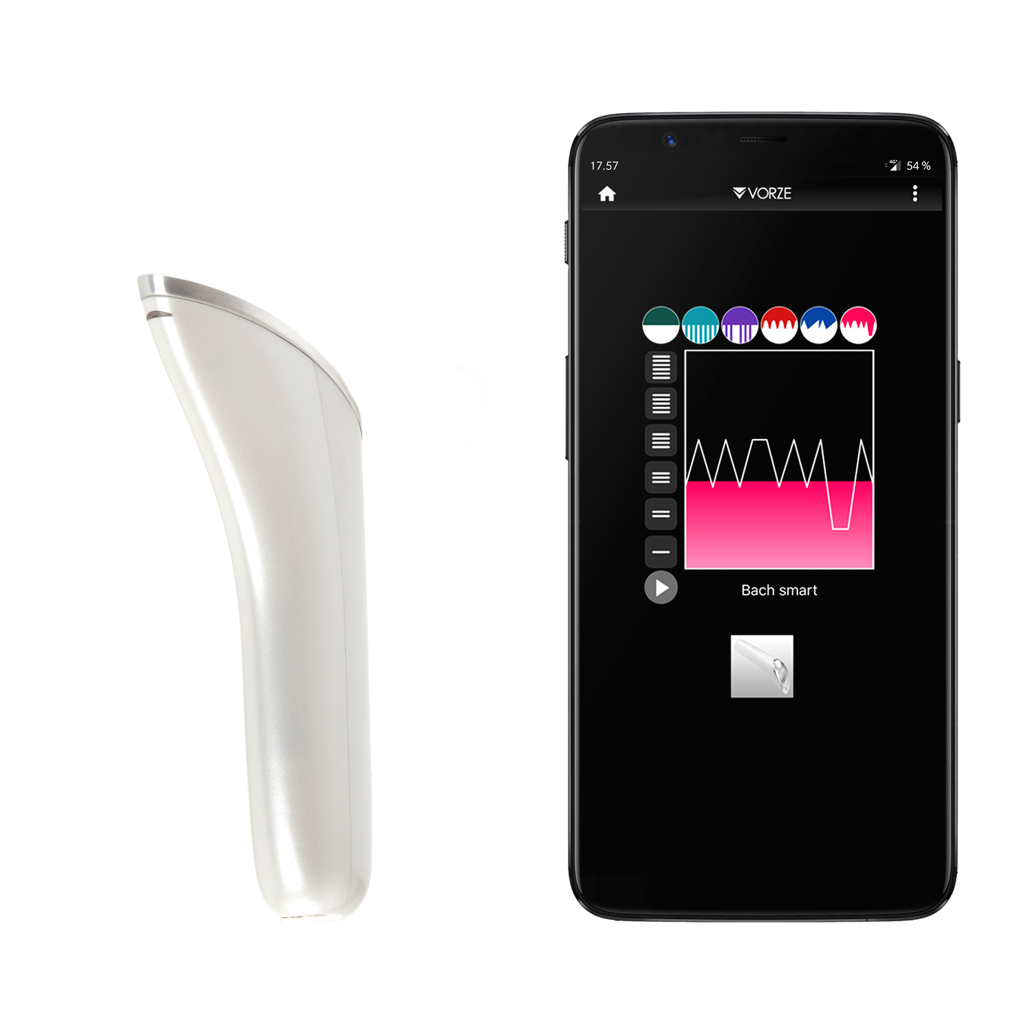 Vorze Bach Smart Appstyrd Klitorisvibrator