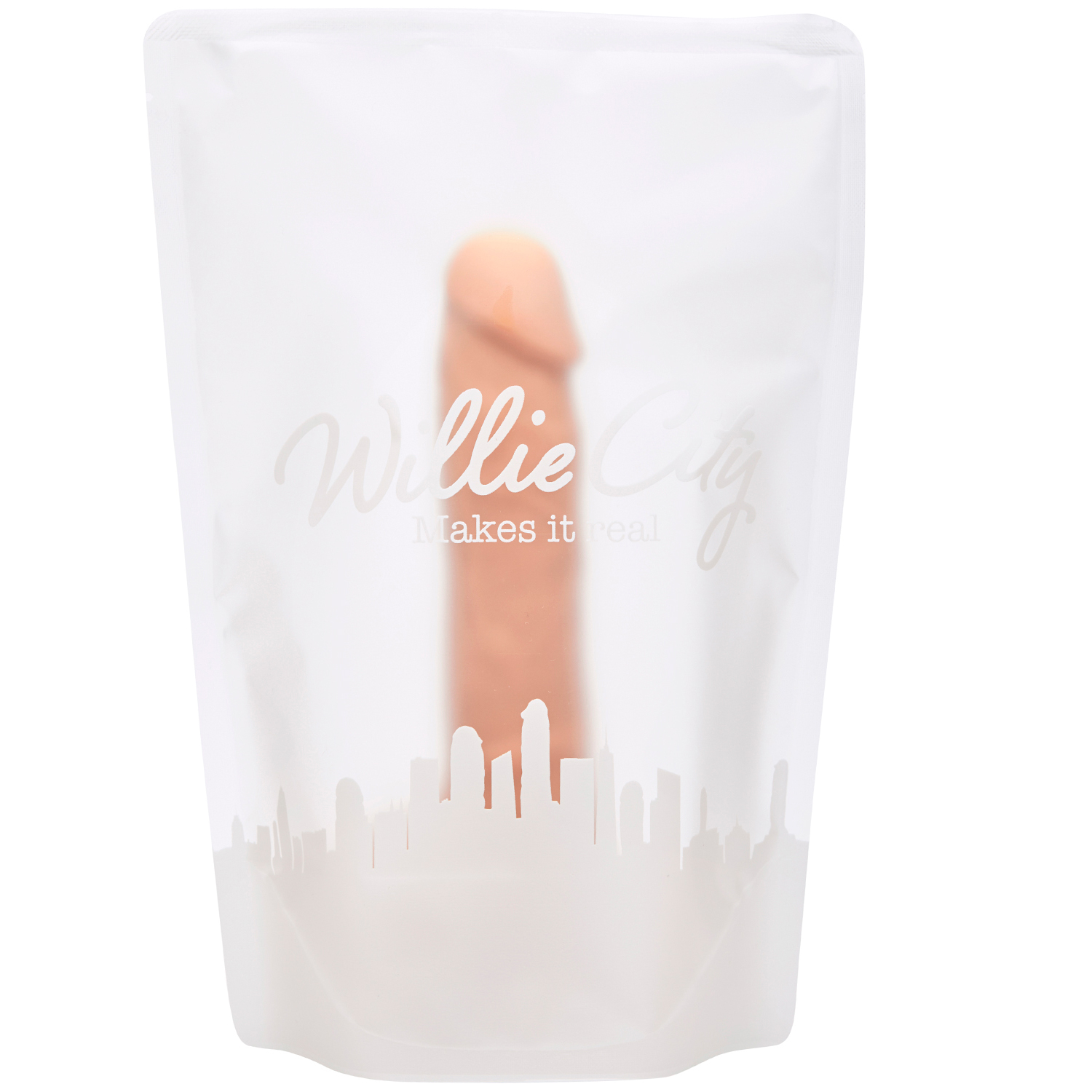 Willie City Luxe Realistisk Silikondildo 22 cm   - Nude