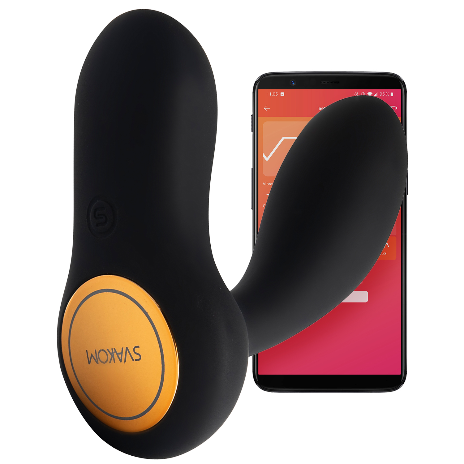 Svakom Vick Neo App-kontrollerad massageapparat för prostatan  - Svart