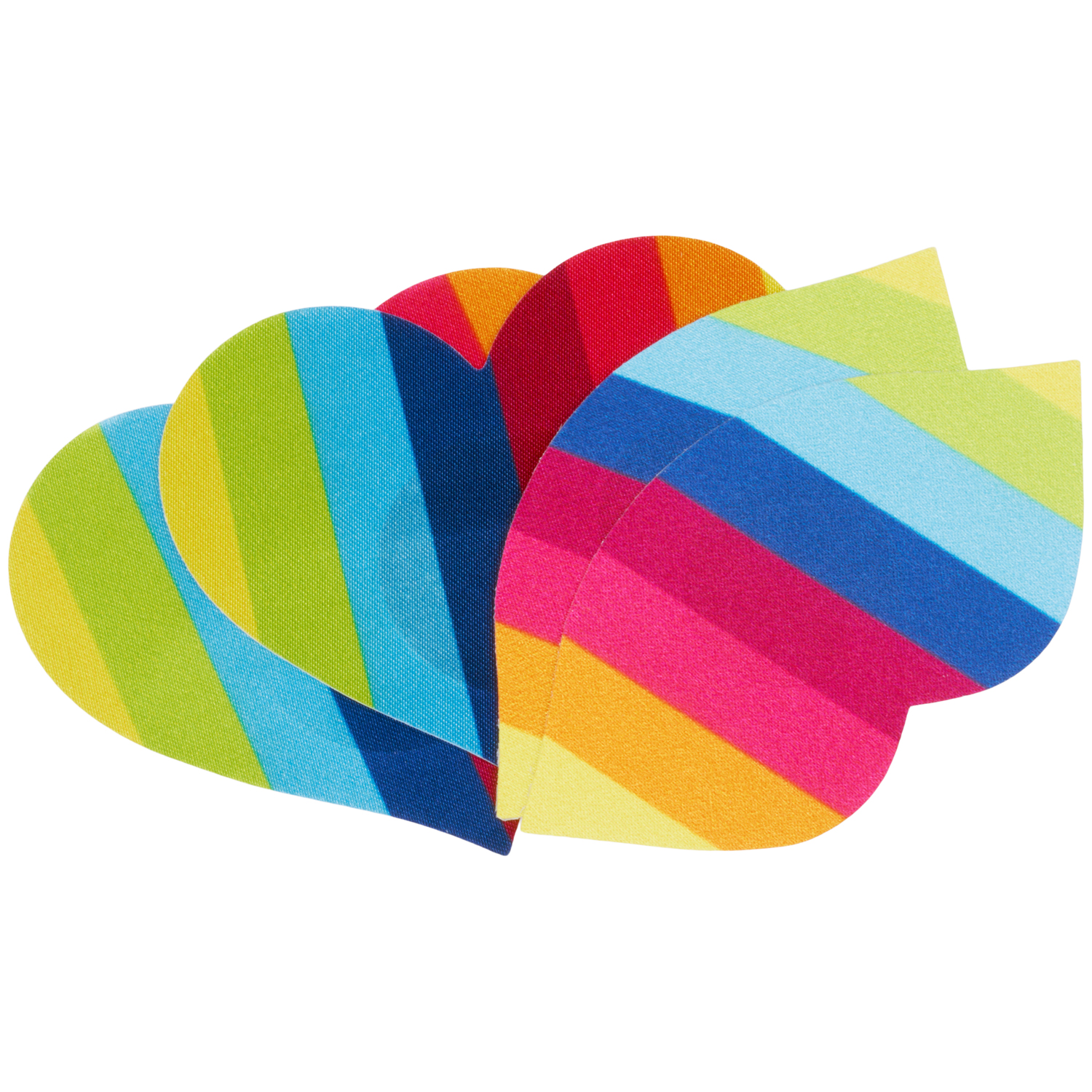 Nipplettes Nipplicious Rainbow Nipple Stickers 4 st  - Blandade färger