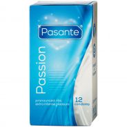 Pasante Passion Ribbed Kondomer 12-pack