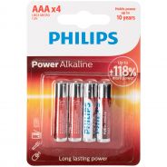 Philips LR03 AAA Alkaline Batterier 4 st