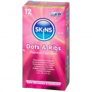 Skins Dots & Ribs Kondomer 12-pack