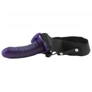 Purple Passion Strap-on Dildo Med Harness