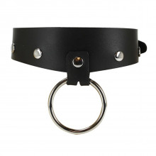 ZADO Läder Halsband med O-ring  1