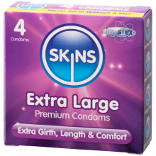 Skins Extra Large Kondomer 4 st  1