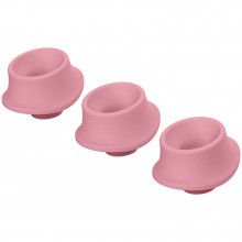 Womanizer Rosa Sughuvud 3-Pack Large  1