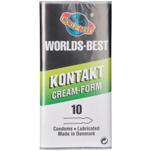 Worlds-Best Kontakt Cream-Form kondomer 10 st Produktbild 1