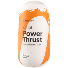 Sinful Power Thrust Masturbator Produktförpackning 90