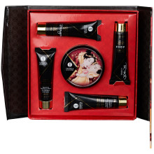 Shunga Geisha's Secrets Collection Sparkling Strawberry Wine Intim Massageset Produktbild 1