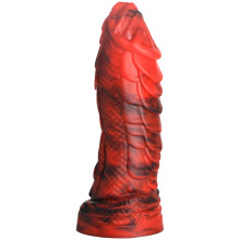 Creature Cocks Fire Dragon Red Scaly Silikondildo 21 cm Produktbild 1