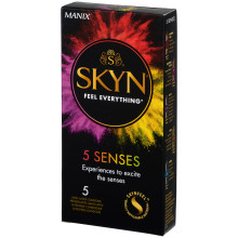 Skyn 5 Senses Latexfria Kondomer 5 st Produktförpackning 1