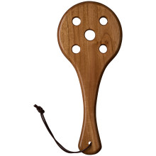 Black Label Bullseye Wooden Spanking Paddle Produktbild 1