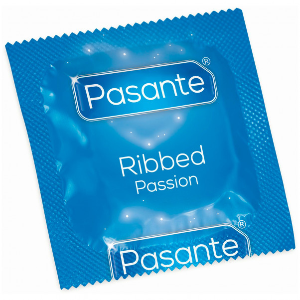 Pasante Passion Ribbed Kondomer 12-pack  2
