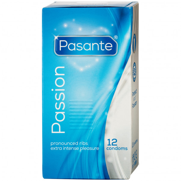 Pasante Passion Ribbed Kondomer 12-pack  1