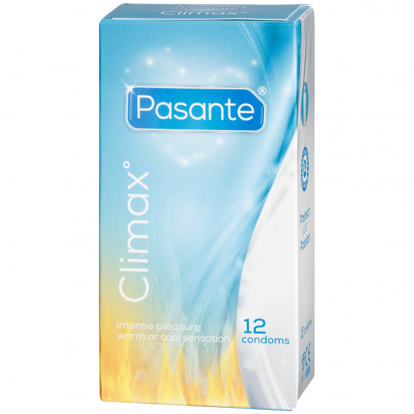 Pasante Climax Warming & Cooling Kondomer 12-pack  1