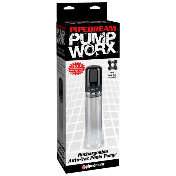 Pump Worx Uppladdningsbar Auto-Vac Penispump
