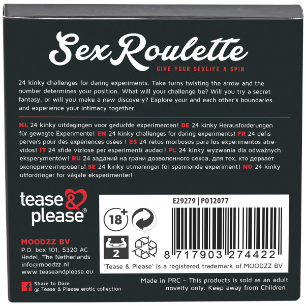 Tease & Please Kinky Sex Roulette Spel till Par  4