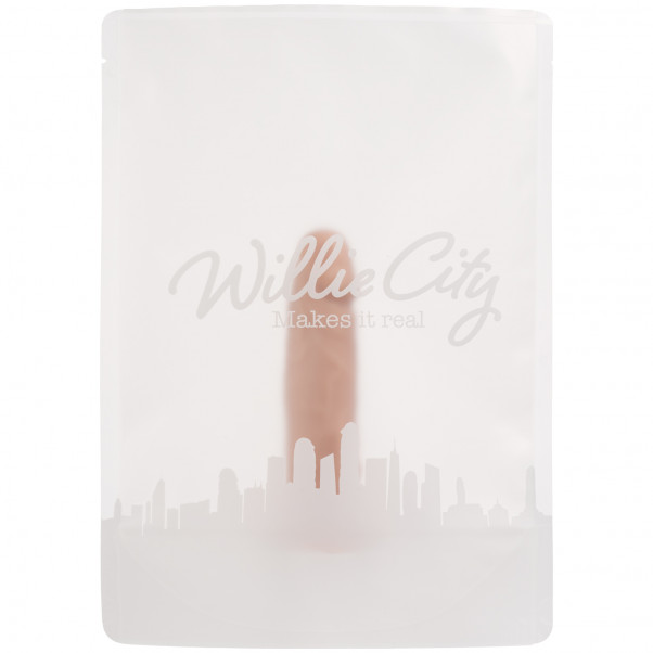 Willie City Realistisk Dildo med Sugpropp 13 cm bild på förpackningen 90