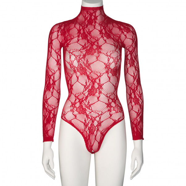 Nortie Riga Red Lace Crotchless Bodystocking Produktbild 6