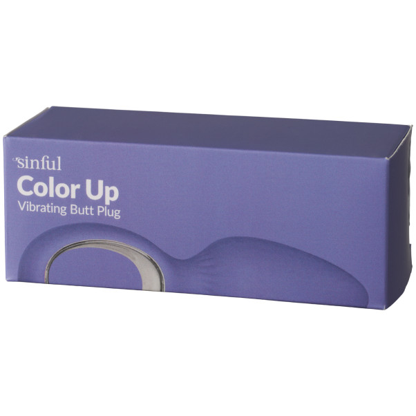 Sinful Color Up Veri Peri Vibrerande Analplugg Produktförpackning 90