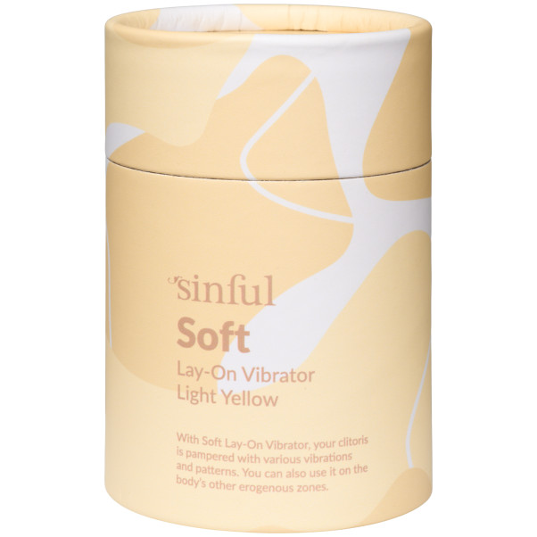 Sinful Soft Lay-On Vibrator Produktförpackning 90