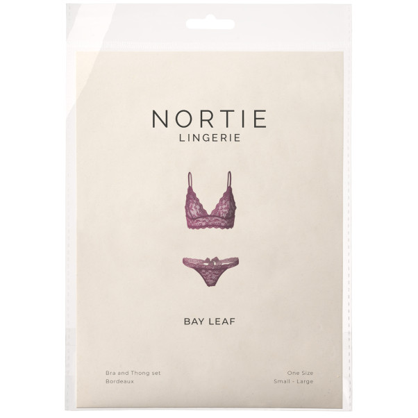 NORTIE Bay Leaf BH och String Set Produktförpackning 90