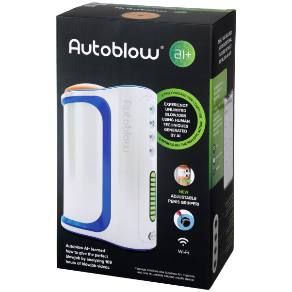 Autoblow AI+ Blowjob Maskin Produktförpackning 90