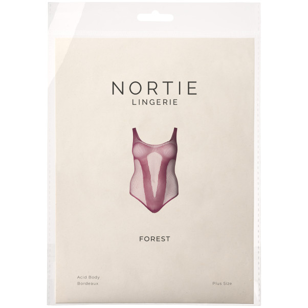 NORTIE Forest Acid Bordeaux Body Plus-Size Produktförpackning 90