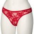 Nortie Siv Crotchless Red Lace G-String Produktbild 7
