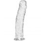 Crystal Clear Jelly Dildo med Sugpropp  1