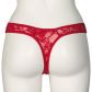 Nortie Siv Crotchless Red Lace G-String Produktbild 8