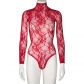 Nortie Riga Red Lace Crotchless Bodystocking Produktbild 6